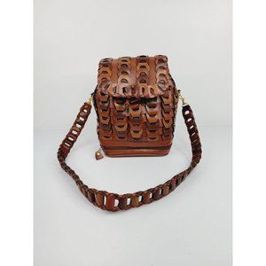 Y & S Original Brown Crossbody Bag